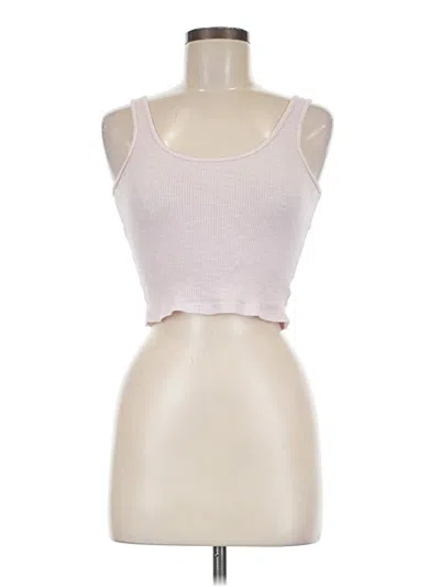 Pre-owned Emma & Sam Tank Top Pink Strapless Neckline Tops