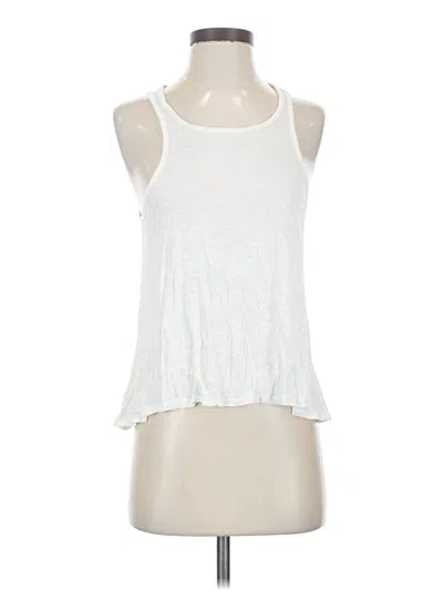 Pre-owned Emma & Sam Tank Top White Halter Neckline Tops