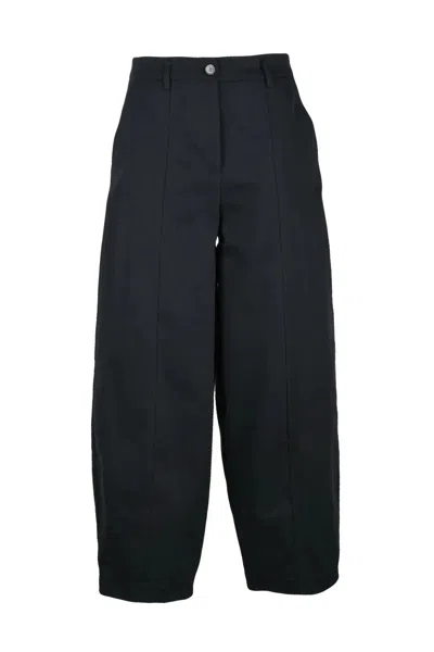 Emma Em...ma Black Cotton Trousers