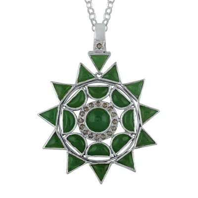 Emma Chapman Jewels Men's Green Lakshmi Star Pendant