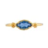 Emma Chapman Jewels Women's Blue / Gold Grecian Gold Blue Sapphire Stacking Ring In Multi