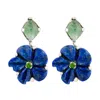 Emma Chapman Jewels Women's Blue / Green The Rosa Lapis Lazuli Dangle Earrings