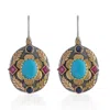 Emma Chapman Jewels Women's Blue Ishana Turquoise Ruby Sapphire Earrings In Blue