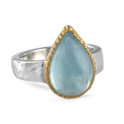 Emma Chapman Jewels Women's Blue Lola Aquamarine Ring