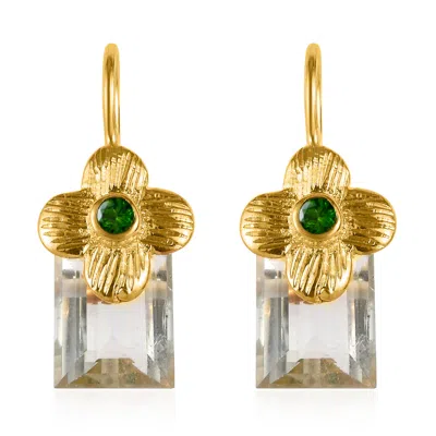 Emma Chapman Jewels Women's Clara Green Amethyst Earrings