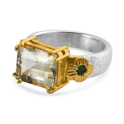 Emma Chapman Jewels Women's Clara Green Amethyst Ring