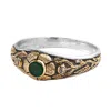 Emma Chapman Jewels Women's Gold / Blue Kyanite Diamond Gold Stacking Ring In Gold