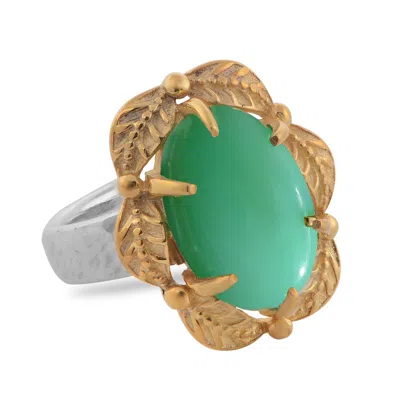 Emma Chapman Jewels Women's Green Tashi Chrysoprase Ring