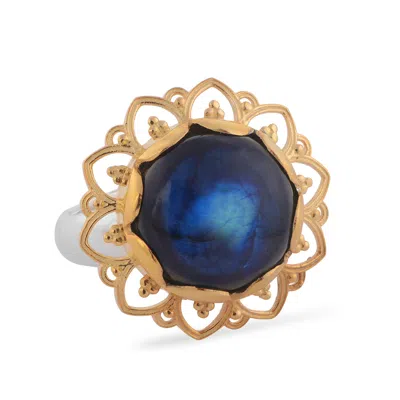 Emma Chapman Jewels Women's Grey Amli Labradorite Ring In Gray