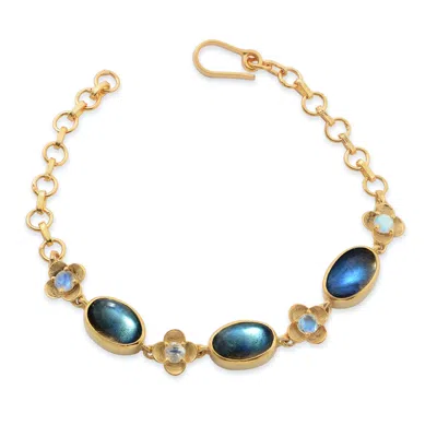 Emma Chapman Jewels Women's Grey Tatum Labadorite Bracelet In Gray