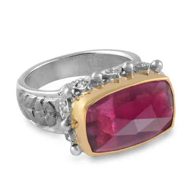 Emma Chapman Jewels Women's Pink / Purple Blush Tourmaline Ring