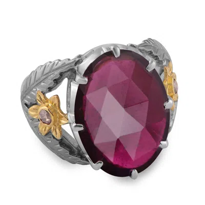 Emma Chapman Jewels Women's Pink / Purple Parker Pink Tourmaline Diamond Cocktail Ring