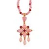 Emma Chapman Jewels Women's Pink / Red Pink Opal Ruby Pendant In Multi