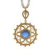 Emma Chapman Jewels Women's White Bali Moonstone Statement Pendant In White