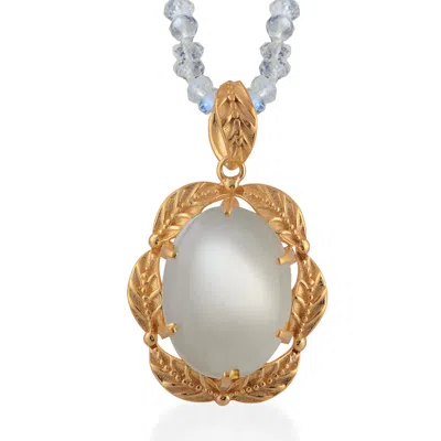 Emma Chapman Jewels Women's White Tashi Moonstone Pendant