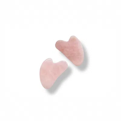 Emma Coleman Skincare Neutrals Rose Quartz Gua Sha In Orange/red
