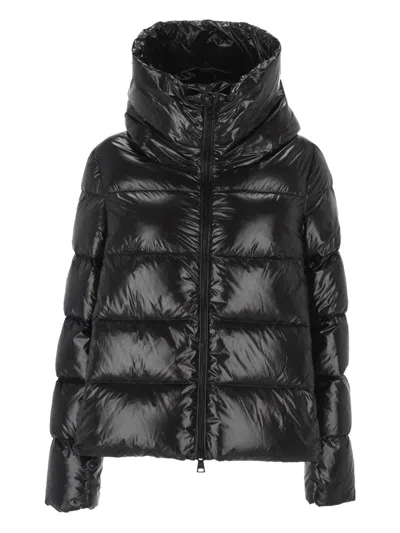 Emma E Gaia Hooded Jacket In Black