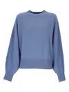 Emma E Gaia Ribbed Sweater In Blue