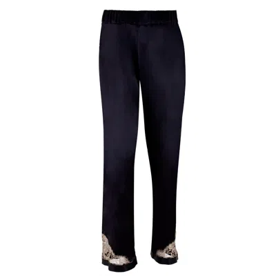 Emma Harris Women's Black Cleo Pyjama Trouser