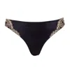 Emma Harris Women's Black Cleo Silk Brief In Black