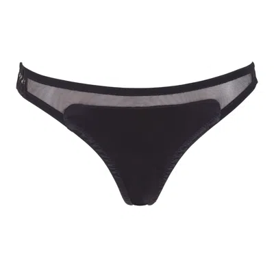 Emma Harris Women's Black Theodora Midnight Thong