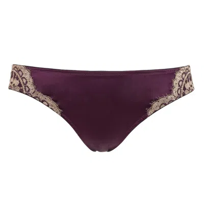 Emma Harris Women's Cleo Garnet Silk Brief In Animal Print