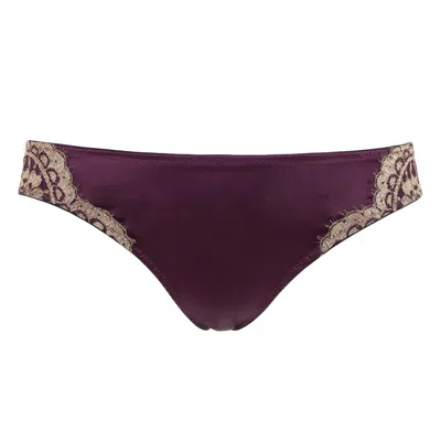 Emma Harris Women's Cleo Garnet Silk Thong In Multi