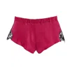 Emma Harris Women's Renée Rasberry Flared Shorts In Pink