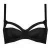 Emma Harris Women's Tamara Black Balcony Bra In Black