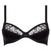 Emma Harris Women's Tiffany Balcony Bra In Midnight Black In Black