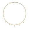 Emma Holland Jewellery Women's Gold & Crystal Droplet Chain Necklace In Gold