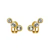 Emma Holland Jewellery Women's Gold & Crystal Ear Cuff