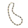 Emma Holland Jewellery Women's Gold / Black Gold & Jet Statement Chain Necklace In Gold