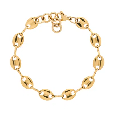Emma Holland Jewellery Women's Gold Coffee Bean Chain Bracelet