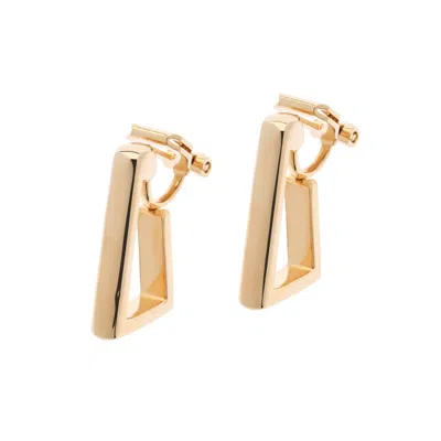 Emma Holland Jewellery Women's Gold Edge Clip Earrings