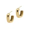 Emma Holland Jewellery Women's Gold Polished Chunky Hoop Earrings