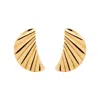 Emma Holland Jewellery Women's Gold Wave Clip Earrings In Gold