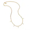 Emma Holland Jewellery Women's Gold / White Baroque Pearl Droplet Necklace In Multi