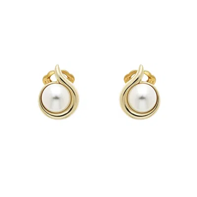 Emma Holland Jewellery Women's Gold / White Gold & Pearl Curl Clip Earrings In Multi