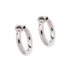 Emma Holland Jewellery Women's Silver Platinum Mini Hoop Clip Earrings In Silver