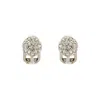 Emma Holland Jewellery Women's Silver Platinum Pave Crystal Stud Clip Earrings In Silver