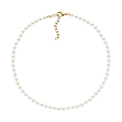 Emma Holland Jewellery Women's White / Gold Pearl Necklace In Multi