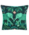 Emma J Shipley Zambezi Print 2-piece Sham Set, European In Green