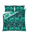 Emma J Shipley Zambezi Print Duvet Cover, King In Green
