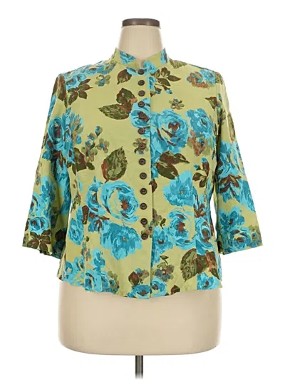 Pre-owned Emma James Blazer Jacket In Teal