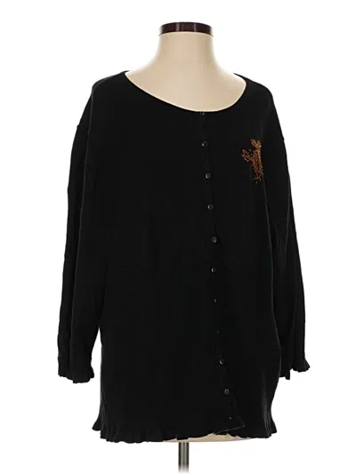 Pre-owned Emma James Cardigan Sweater In Black