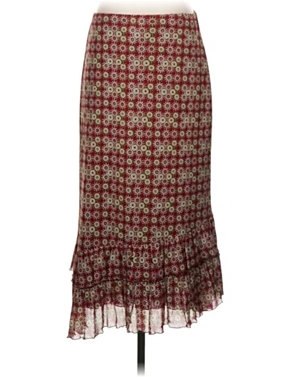 Pre-owned Emma James Casual Skirt In Burgundy