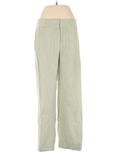 Pre-owned Emma James Linen Pants In Green