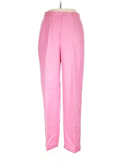 Pre-owned Emma James Linen Pants In Pink