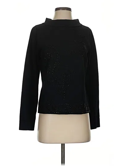 Pre-owned Emma James Long Sleeve Top Black Turtleneck Tops